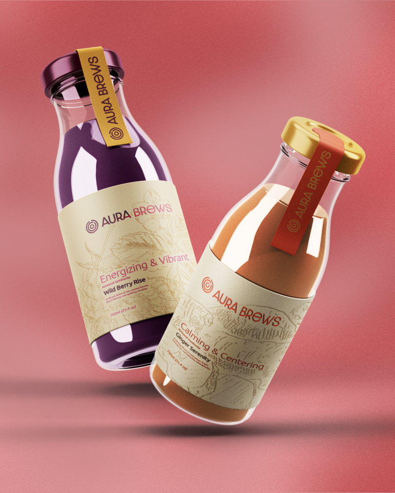 Healthy Brand Design and Packaging for Kombucha Brands