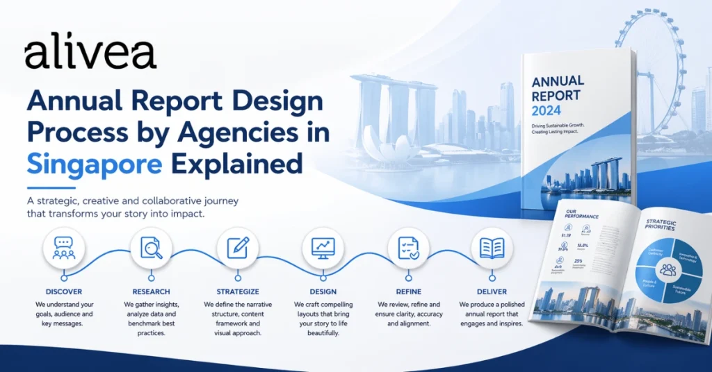 annual report design process by agencies in singapore explained