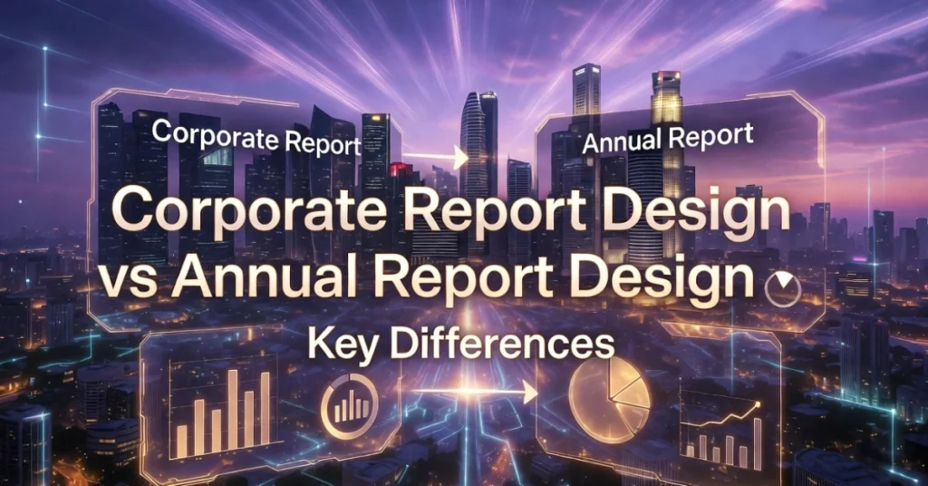 corporate report design vs annual report design key differences