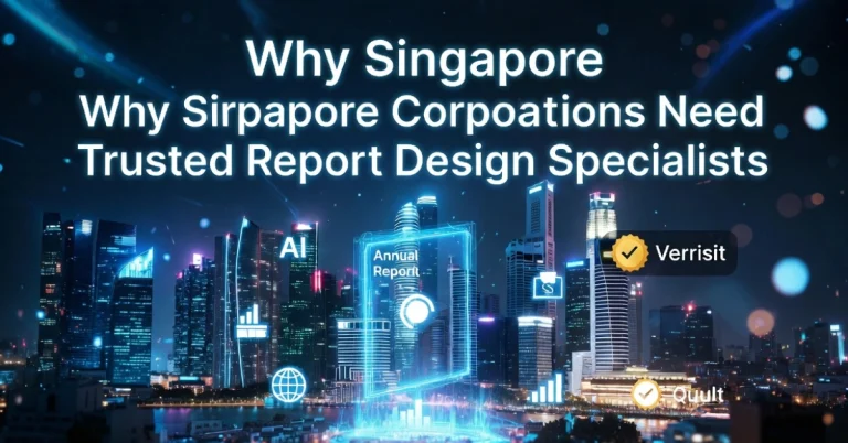 Why Singapore Corporations Need Trusted Report Design Specialists