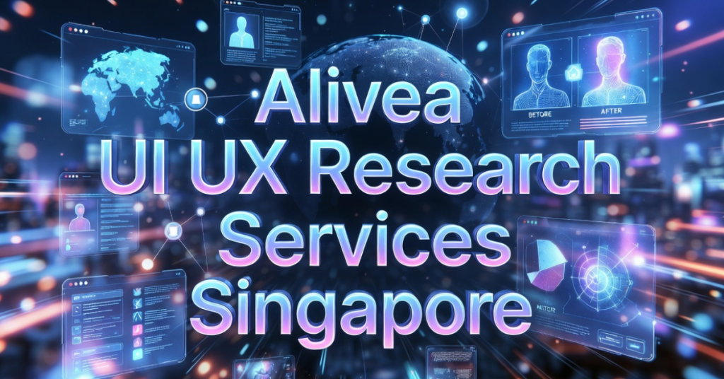 alivea ui ux research services singapore
