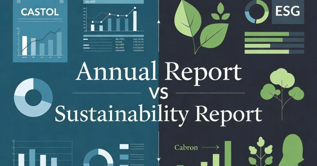 annual report vs sustainability report