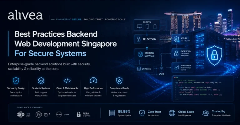 Best Practices Backend Web Development Singapore for Secure Systems