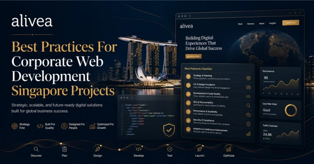best practices for corporate web development singapore projects