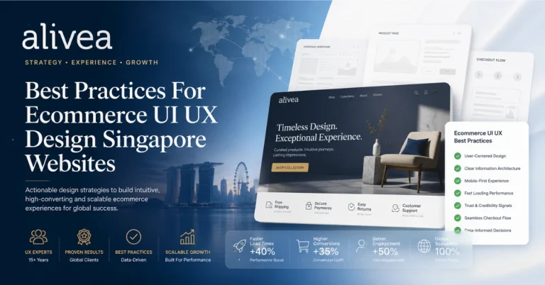 Best Practices for Ecommerce UI UX Design Singapore Websites