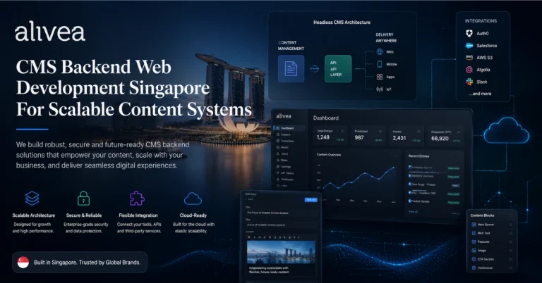 CMS Backend Web Development Singapore for Scalable Content Systems