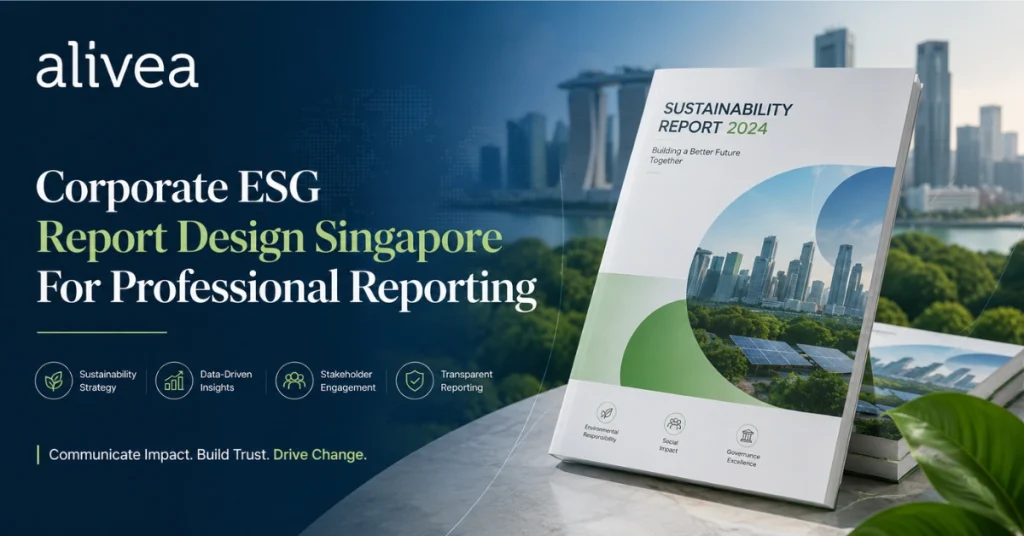 corporate esg report design singapore for professional reporting