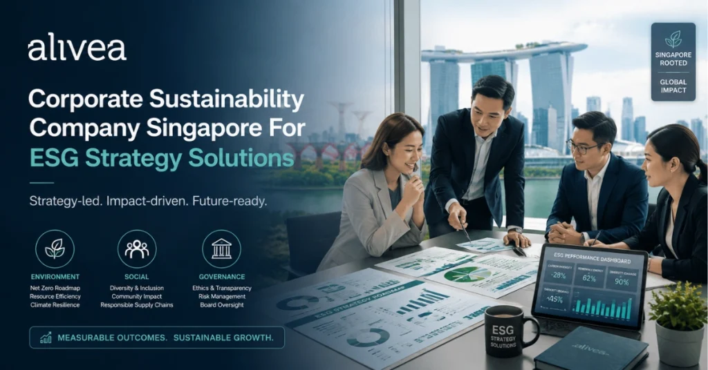 corporate sustainability company singapore for esg strategy solutions
