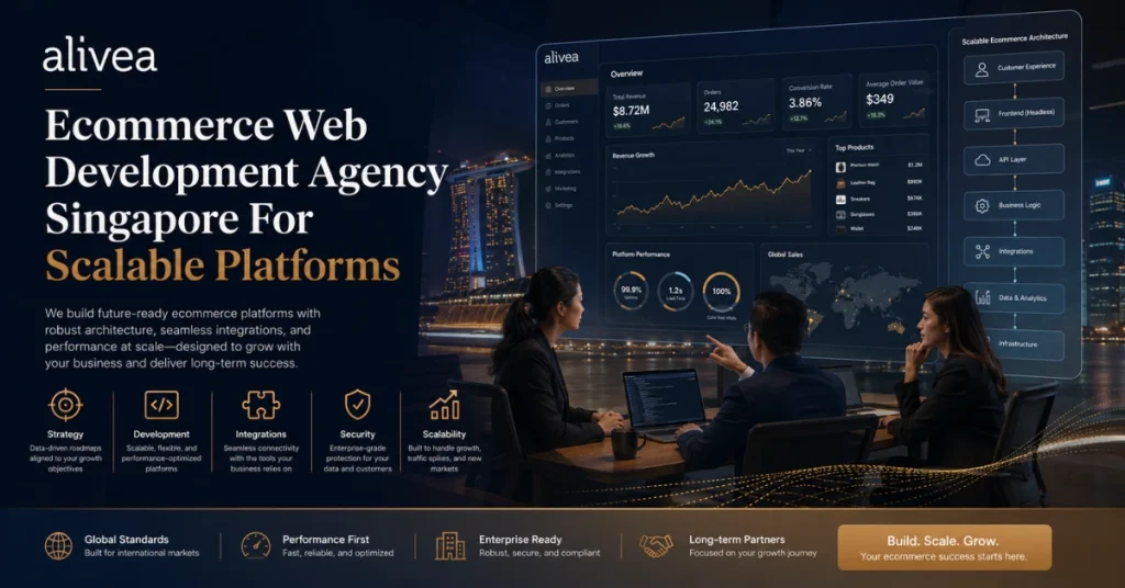 ecommerce web development agency singapore for scalable platforms