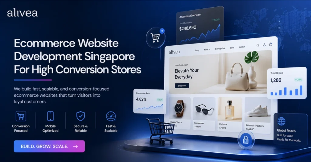 ecommerce website development singapore for high conversion stores