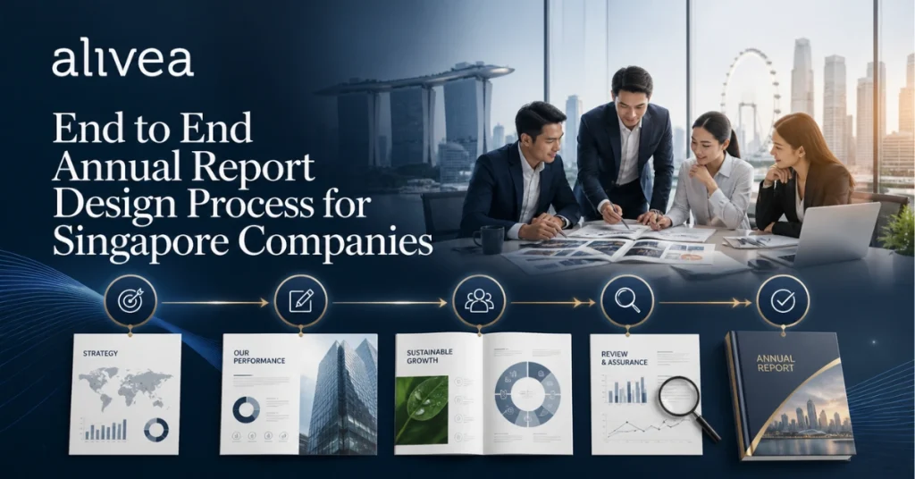 end to end annual report design process for singapore companies