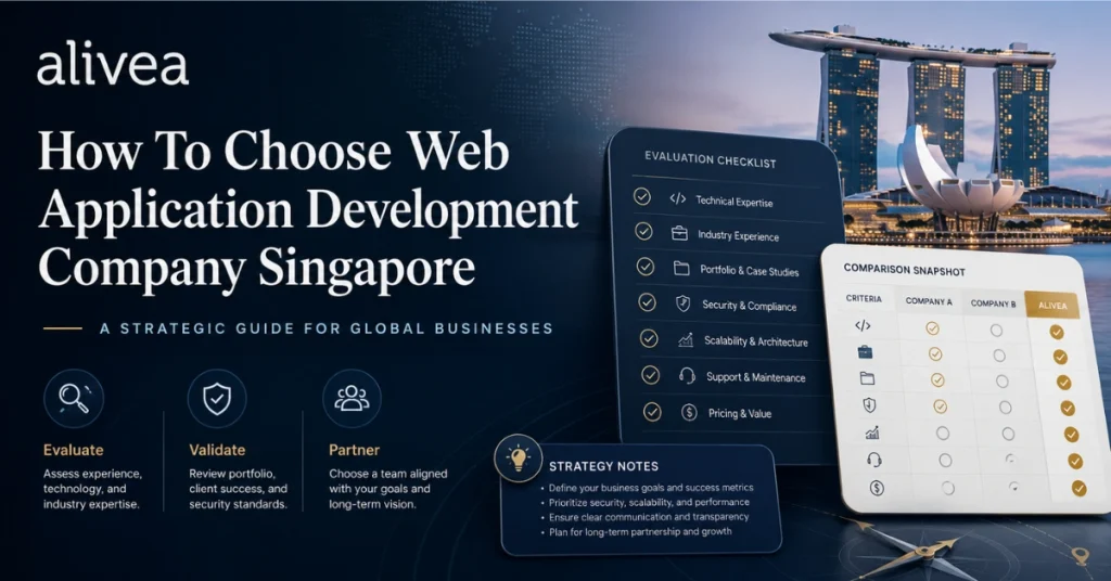 how to choose web application development company singapore