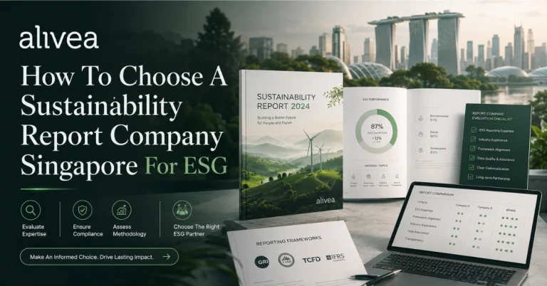 How to Choose a Sustainability Report Company Singapore for ESG