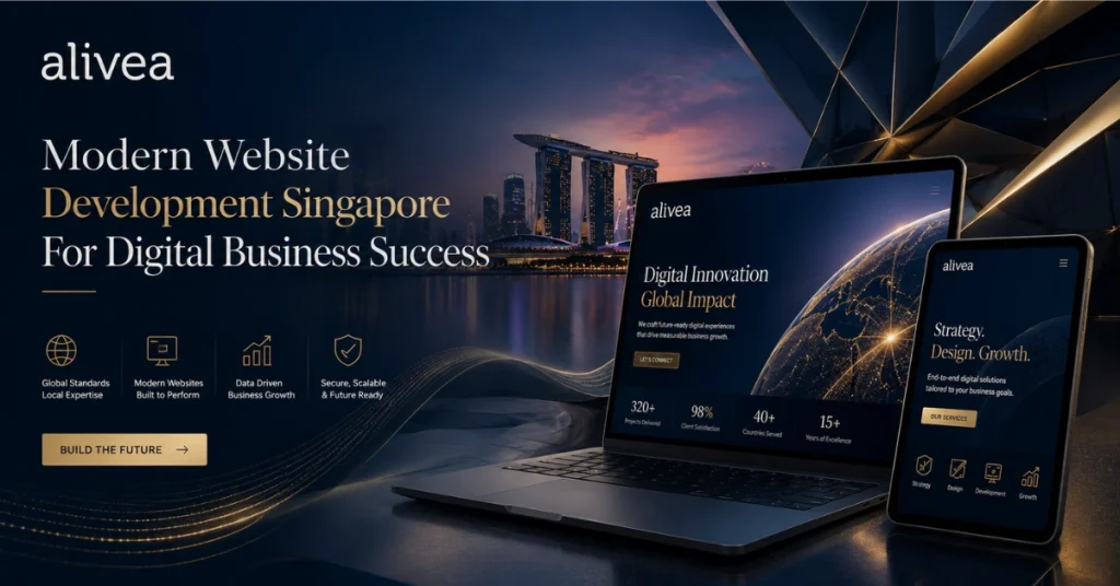 modern website development singapore for digital business success