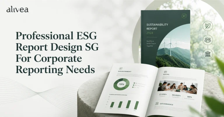 Professional ESG Report Design SG for Corporate Reporting Needs