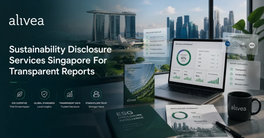 sustainability disclosure services singapore for transparent reports