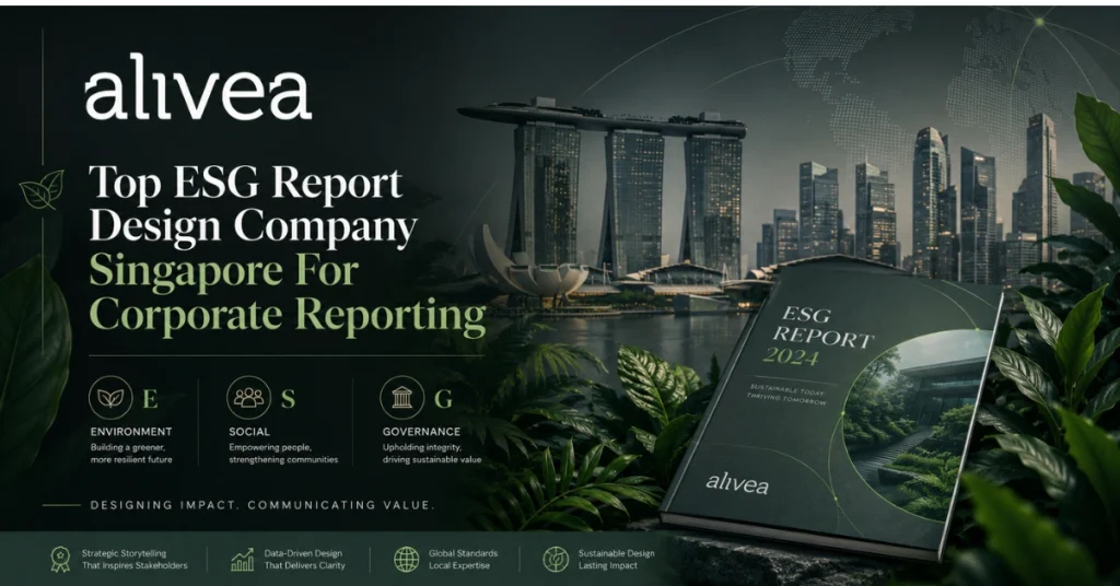 top esg report design company singapore for corporate reporting