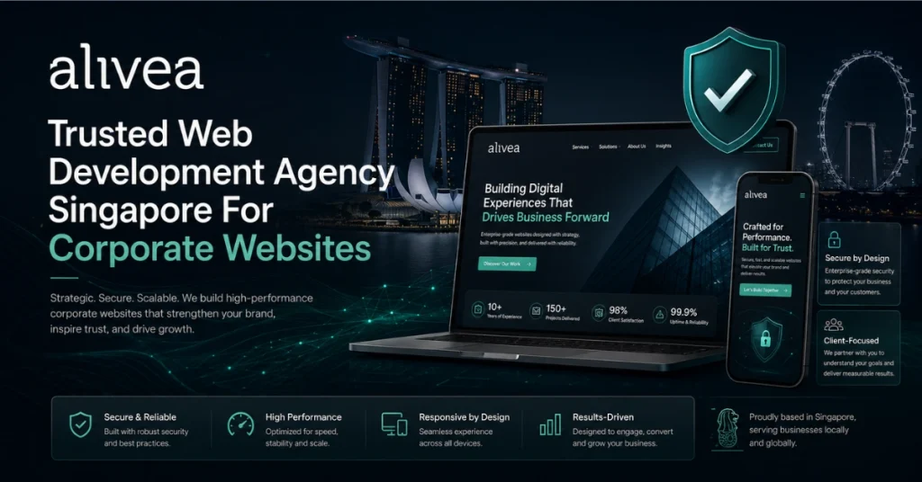 trusted web development agency singapore for corporate websites