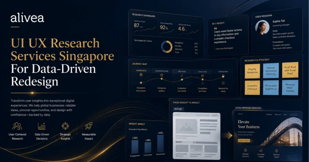 ui ux research services singapore for data-driven redesign