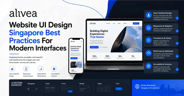 Website UI Design Singapore Best Practices for Modern Interfaces