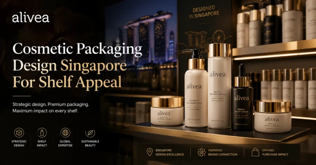 Cosmetic Packaging Design Singapore for Shelf Appeal