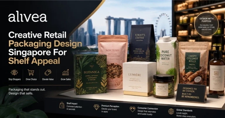Creative Retail Packaging Design Singapore for Shelf Appeal