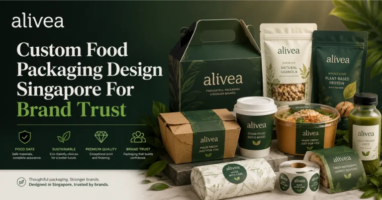 Custom Food Packaging Design Singapore for Brand Trust