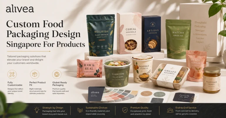 Custom Food Packaging Design Singapore for Products