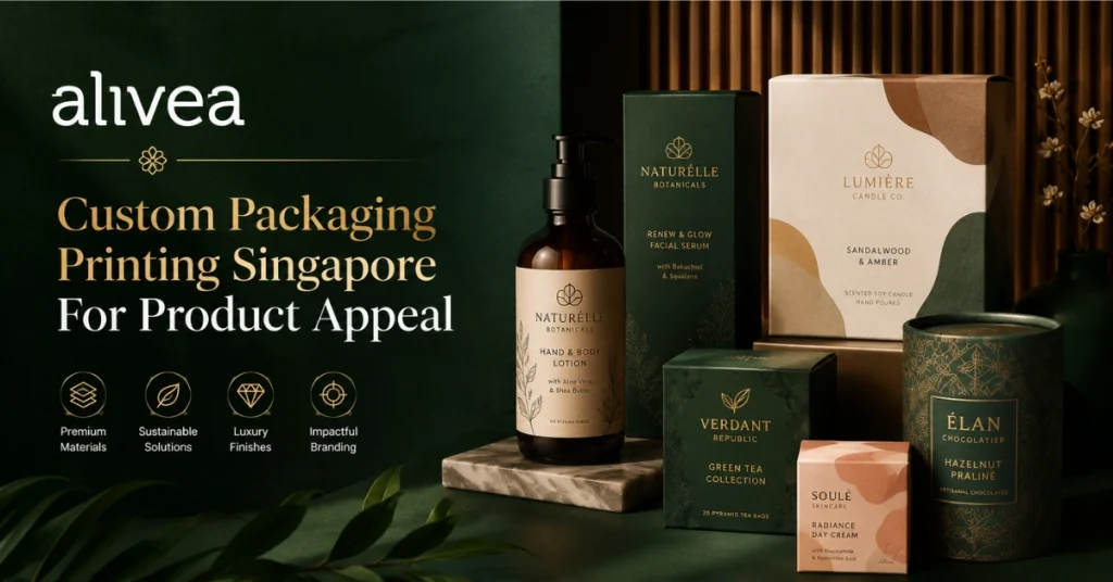 Custom Packaging Printing Singapore for Product Appeal