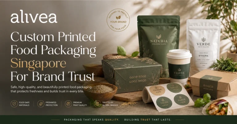 Custom Printed Food Packaging Singapore for Brand Trust