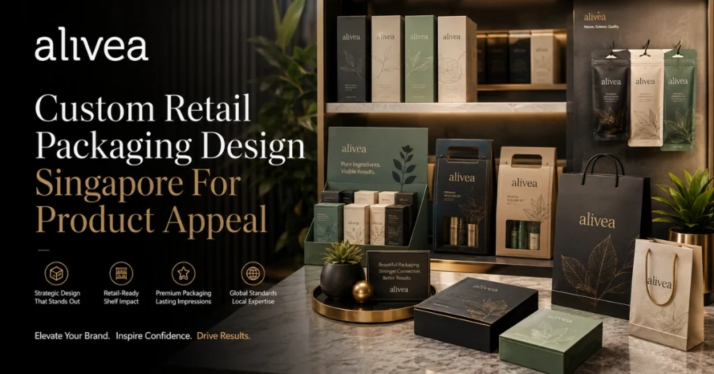 Custom Retail Packaging Design Singapore for Product Appeal