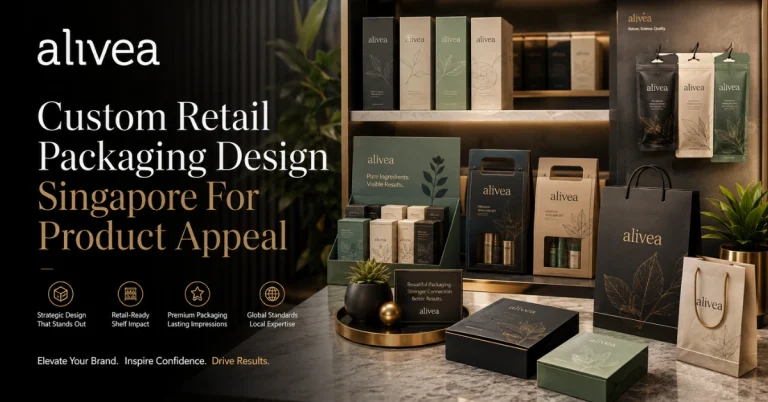 Custom Retail Packaging Design Singapore for Product Appeal