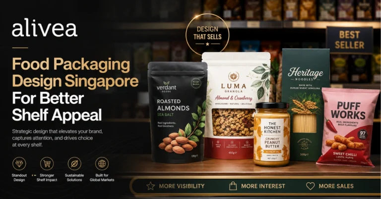 Food Packaging Design Singapore for Better Shelf Appeal