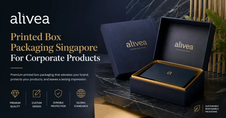 Printed Box Packaging Singapore for Corporate Products