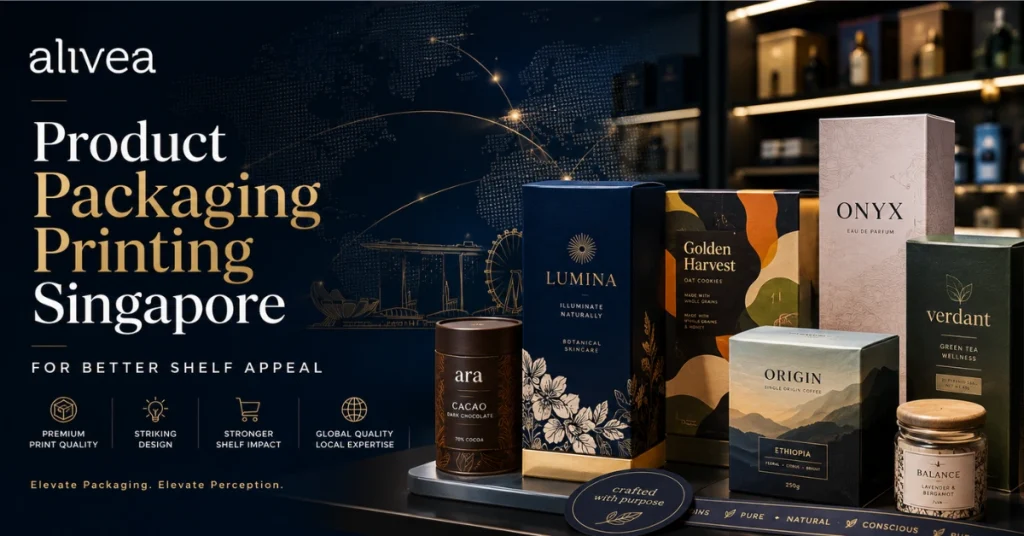 Product Packaging Printing Singapore for Better Shelf Appeal