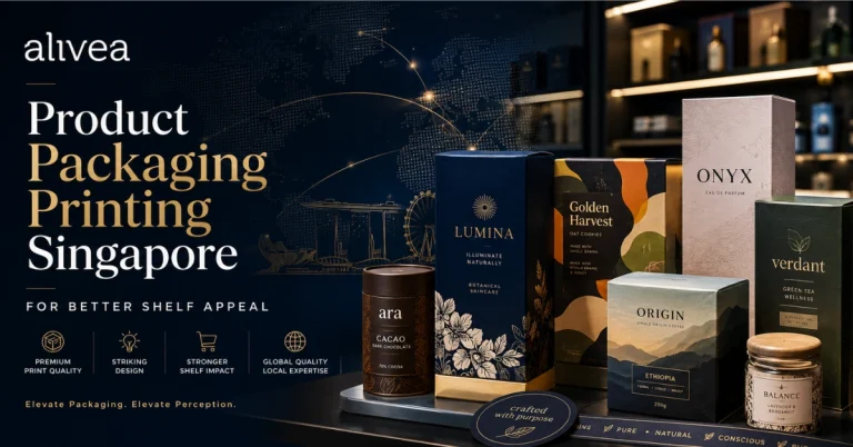 Product Packaging Printing Singapore for Better Shelf Appeal