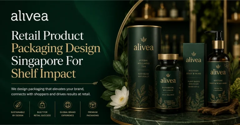 Retail Product Packaging Design Singapore for Shelf Impact